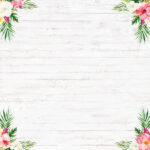 VACAY Tropical 12X12 Scrapbook Customs Paper Pack 15pc - Image 6