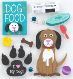 K&Company PUPPY LOVE Dimensional Stickers 11pc - Image 2