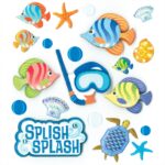 K&Company SPLISH SPLASH Dimensional Stickers 20pc - Image 2