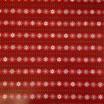 Scrapbook Customs MAGICAL HOLIDAY RED SNOWFLAKES 12"X12" Scrapbook Paper - Image 3