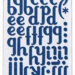 Thickers POOLSIDE Glitter Foam Alphabet Stickers