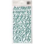 Thickers RAINBOOTS AQUA Glitter Foam Letter Stickers - Image 2