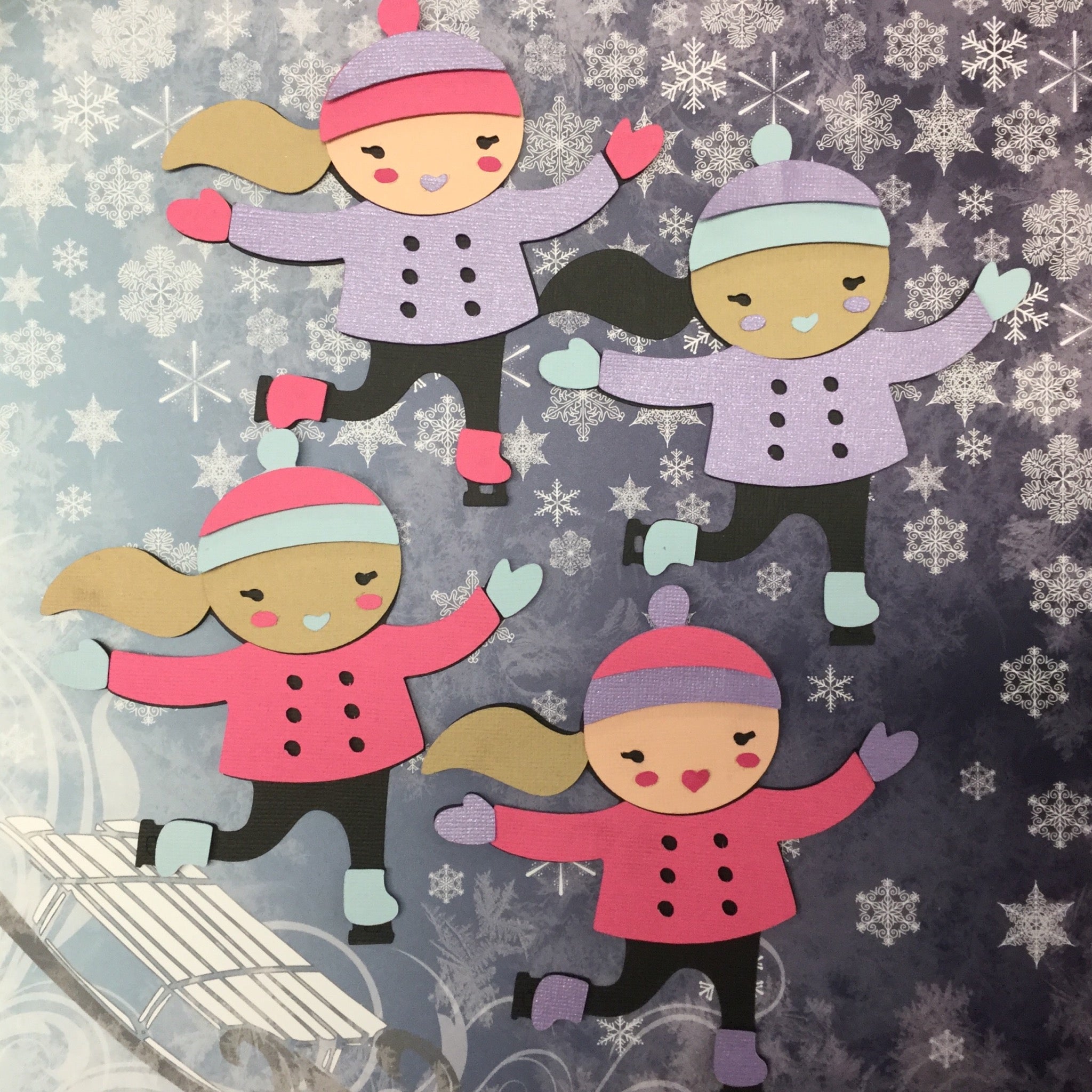 45EF81E8-7309-4D28-94DB-B5EF552EB9BD.jpeg Custom GIRL ICE SKATER Die Cut Diecut Skating Winter - Image 1