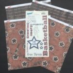 Moxxie BASKETBALL KIT 12"X12" Scrapbook Papers Rub-ons