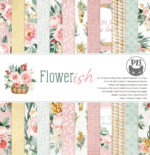 P13 FLOWERISH 12"X12" Designer Paper Pack Pad 14pc