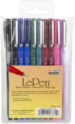 Marvy Uchida LePEN BASIC COLORS SET Journaling Pens 10pc - Image 3