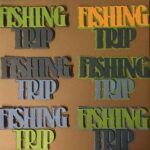 FISHING TRIP Camping Custom Scrapbook Die Cuts
