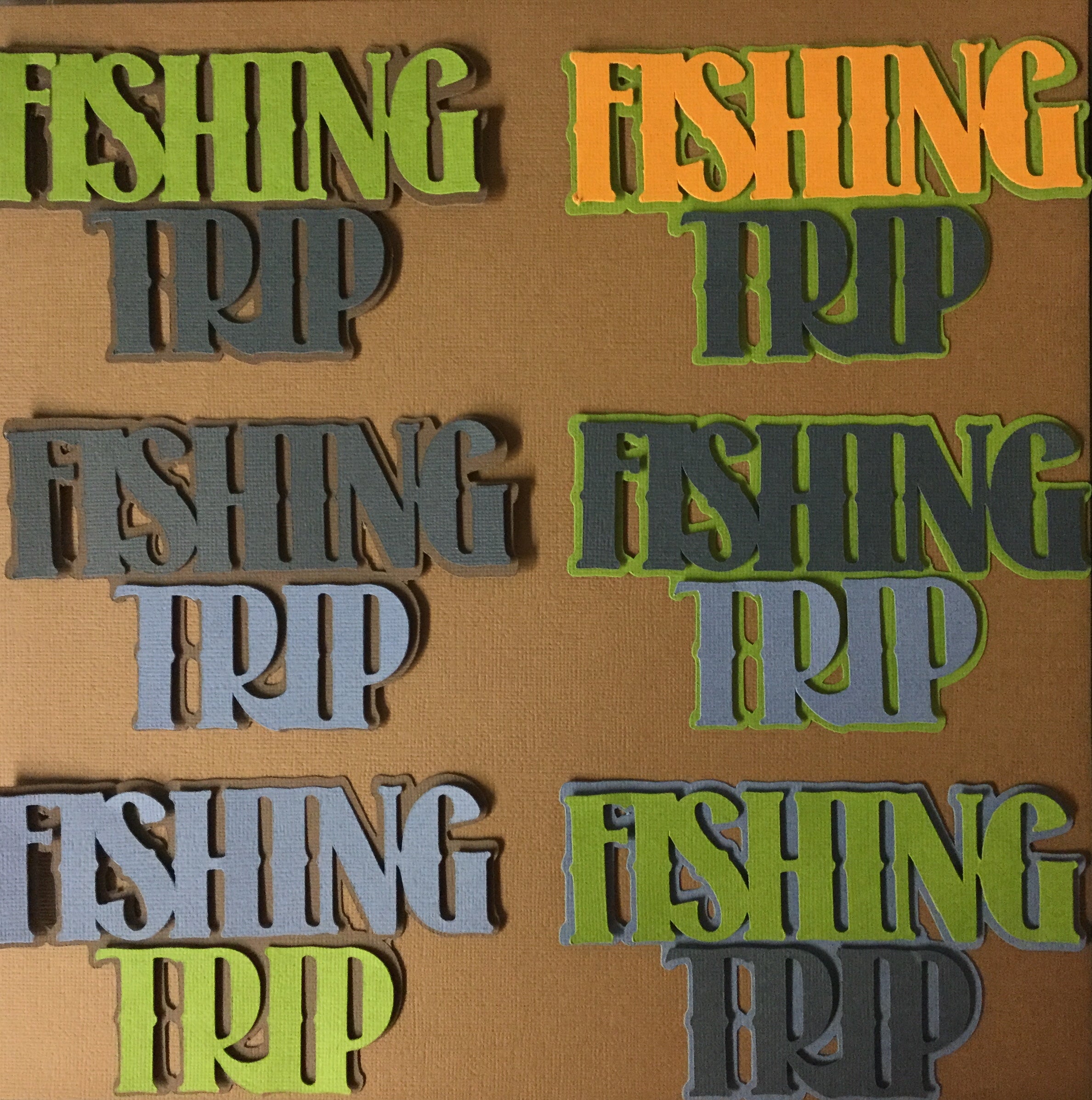4747BBA4-85B1-466D-A072-DC55EFEFC4E5.jpeg FISHING TRIP Camping Custom Scrapbook Die Cuts - Image 1