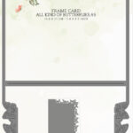 Find It Beautiful Butterflies FRAME CARD A5 Metal Cutting Die