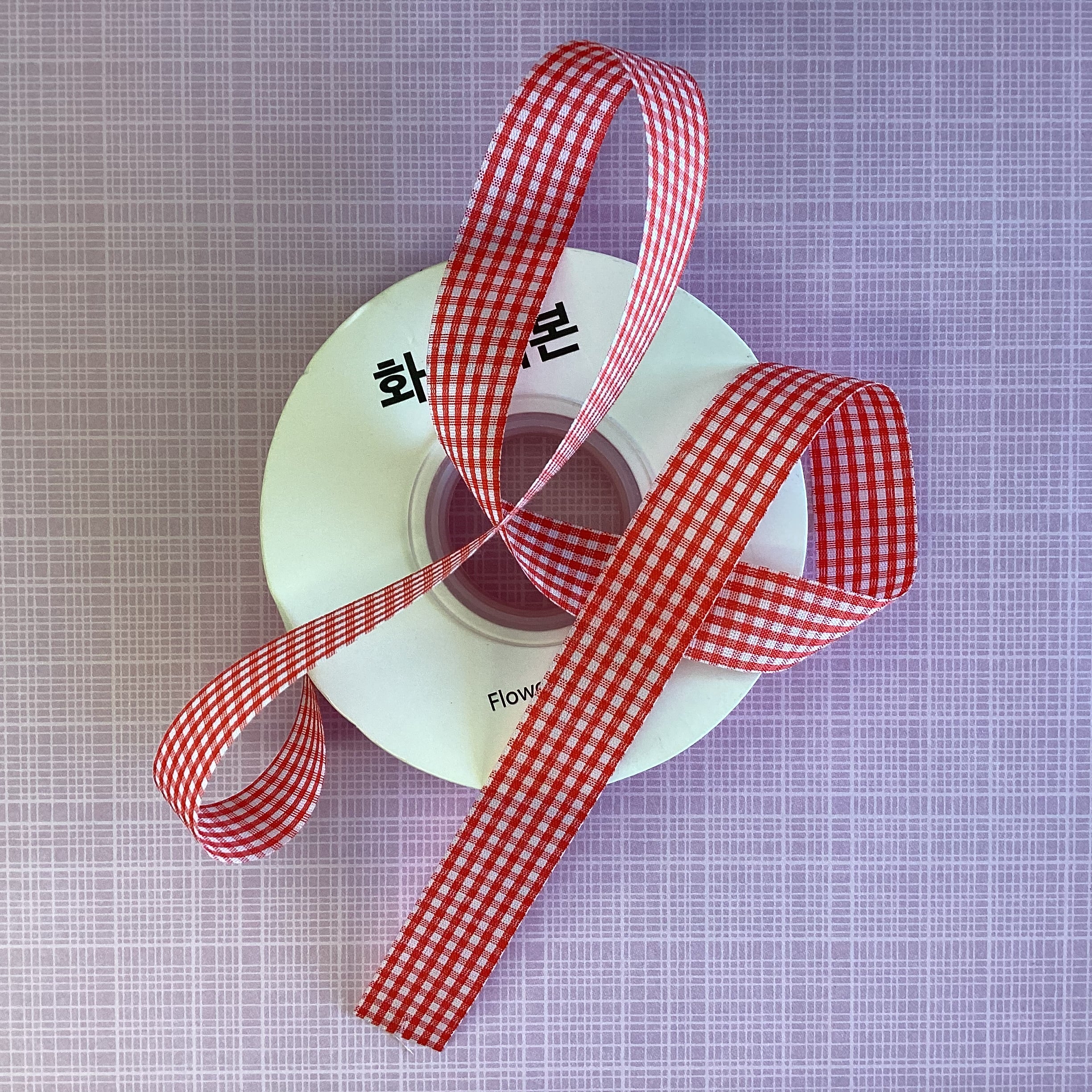 47A65593-6956-4EE9-8EBD-D67097BAF55E.jpg Scrapbooksrus RED GINGHAM Ribbon Trim 1 yard - Image 1