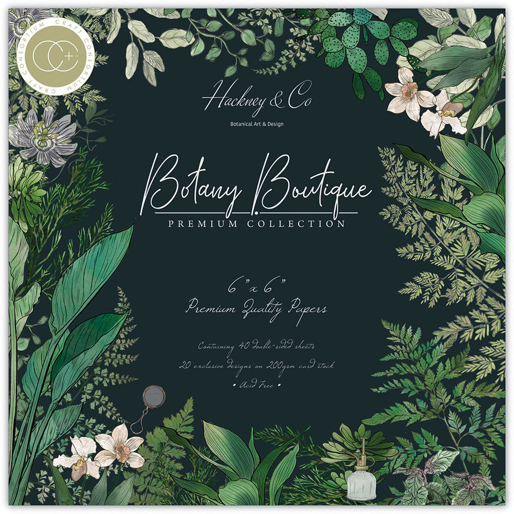 47EA8BE4-02E2-4F56-9535-C4356828F4CE.jpg Craft Consortium BOTANY BOUTIQUE 6”X6” Premium Paper Pad 40pc - Image 1