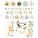 Simple Stories SAY CHEESE CLASSIC POOH BABY Decorative Brads - Image 2