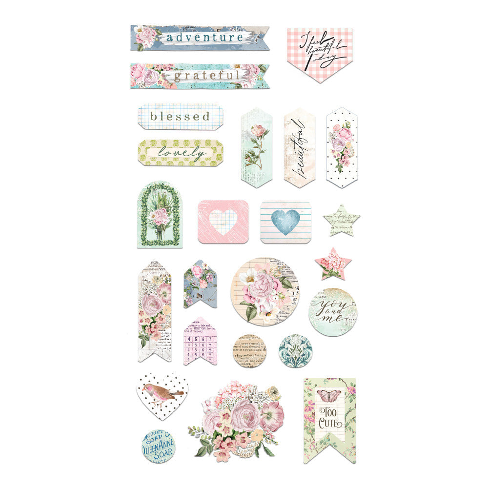 48870409-FA71-4826-B063-1243996C93C8.jpg Prima THE PLANT DEPARTMENT Puffy Stickers 24pc - Image 1