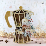 P13 Coffee Break CUPS & POTS Light Chipboard Embellishments Set44 - Image 2