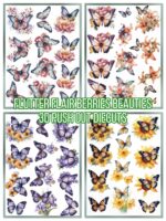 FLUTTER FLAIR Berries Beauties 3D Push Out Diecuts