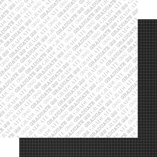 48F0FA34-436F-4662-9AF1-48C457A82368.jpg GRADUATION DIAGONAL PRIDE 12"X12" Scrapbook Customs Paper - Image 1