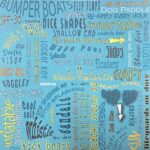 Moxxie Waterpark WATER FUN 12X12 Scrapbook Paper
