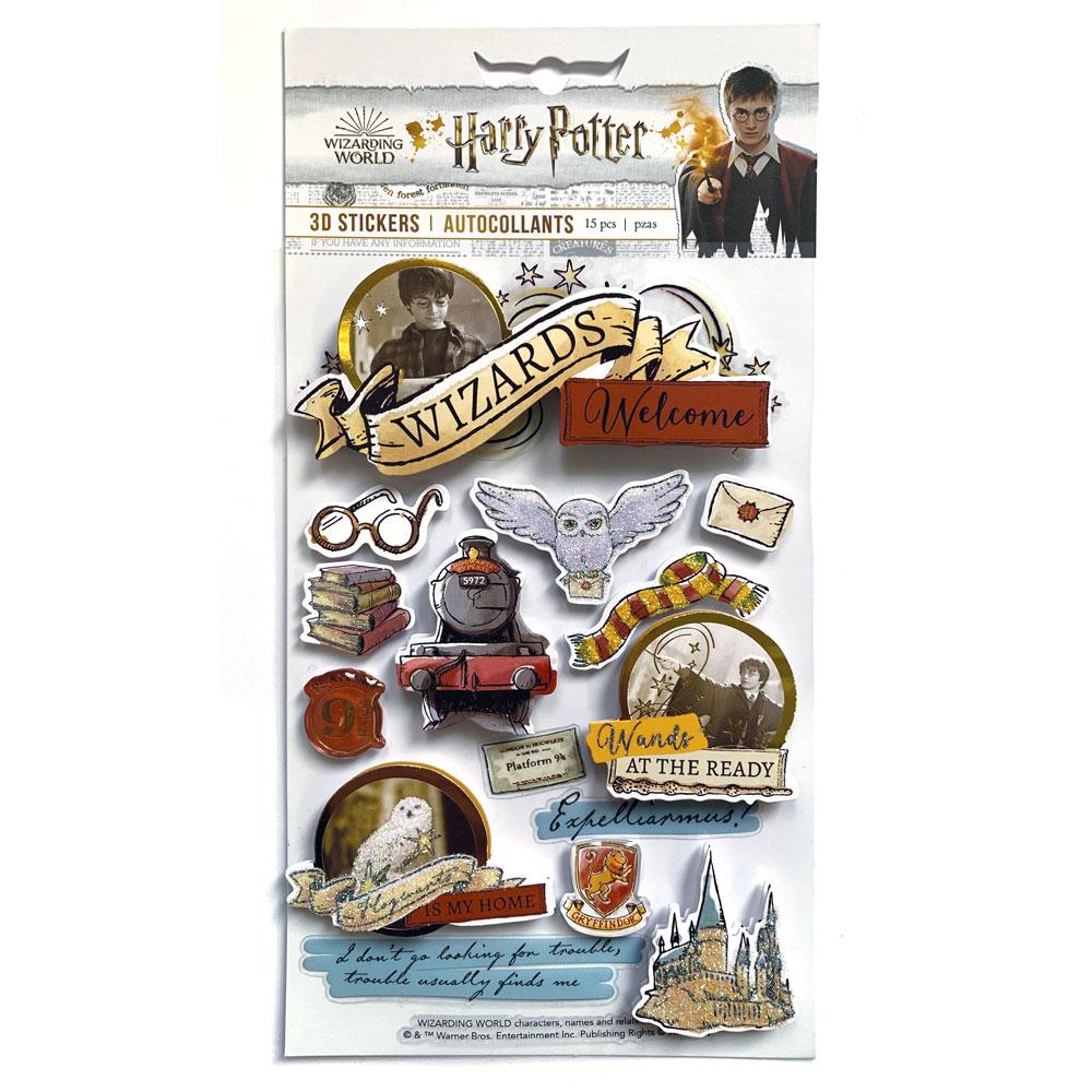 491F6E4C-C72A-4CFF-BC72-F20B5418C88D.jpg Paper House Wizarding World HARRY POTTER 3D Stickers - Image 1