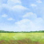 Scrapbook Customs BARN DS Watercolor 12"X12" Scrapbook Paper - Image 3