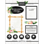 Scrapbooksrus BAHAMAS VACAY 12”X12” Scrapbook Kit - Image 2