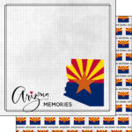 ARIZONA Scrapbook Customs 12"X12" Travel Paper Pack - Image 4
