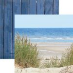 Paper House AT THE BEACH 12"X12" Scrapbook Sheet - Image 2