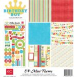 Echo Park BIRTHDAY BOY 12"X12" KIT Mini Theme 7pc