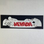 NEVADA Word & Background Title Travel Laser Cuts 3"X 9" 1pc - Image 3