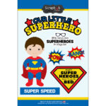 Superhero SUPER KID 12”X12” Scrapbook Kit 9pc - Image 2
