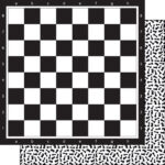 Scrapbooksrus CHESS KIT 12"x12" Scrapbook Paper Stickers 3pc - Image 2
