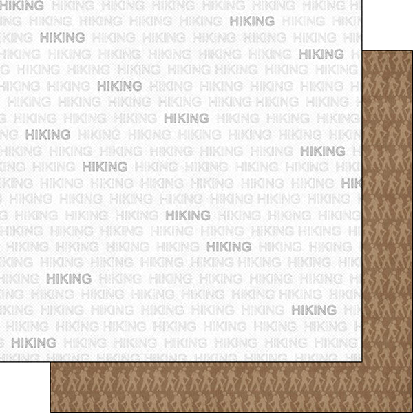 4B215C59-E596-4EB3-AFFC-1B5F5244A79E.jpg HIKING ADDICT 1 12X12 Scrapbook Paper Scrapbook Customs - Image 1
