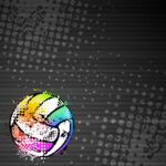 Neon Sports VOLLEYBALL KIT 12"X12" Scrapbook Paper 12 Sheets - Image 11