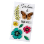 Vicki Boutin WHERE TO NEXT Sunshine & Good Vibes Stamps 10pc - Image 3