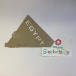 Laser Cut EGYPT PYRAMID Diecut Embellishment - Image 2