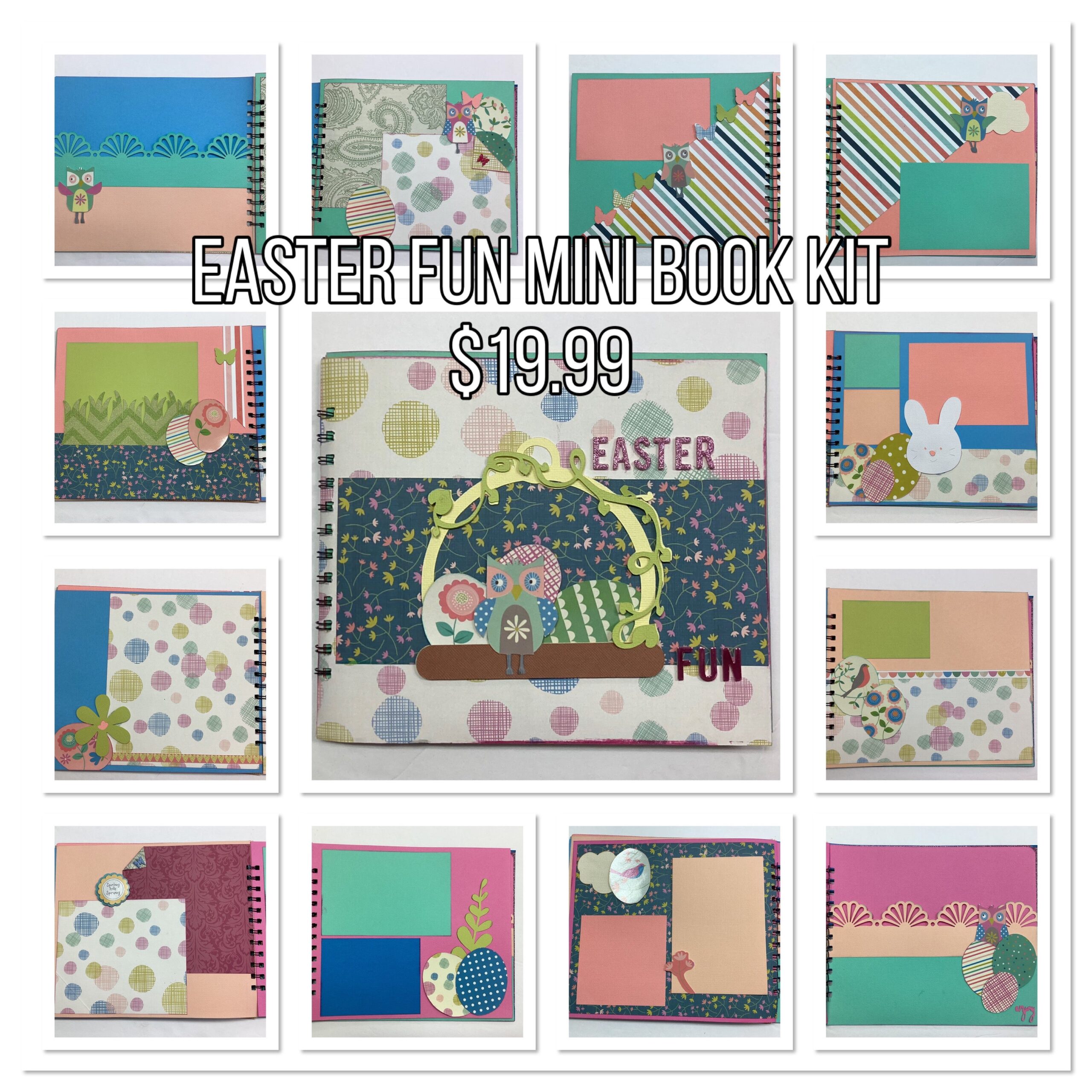 4BD24E92-A00F-44F5-8E47-2BFCECD7CF17.jpg Scrapbooksrus EASTER FUN Mini Book Kit - Image 1