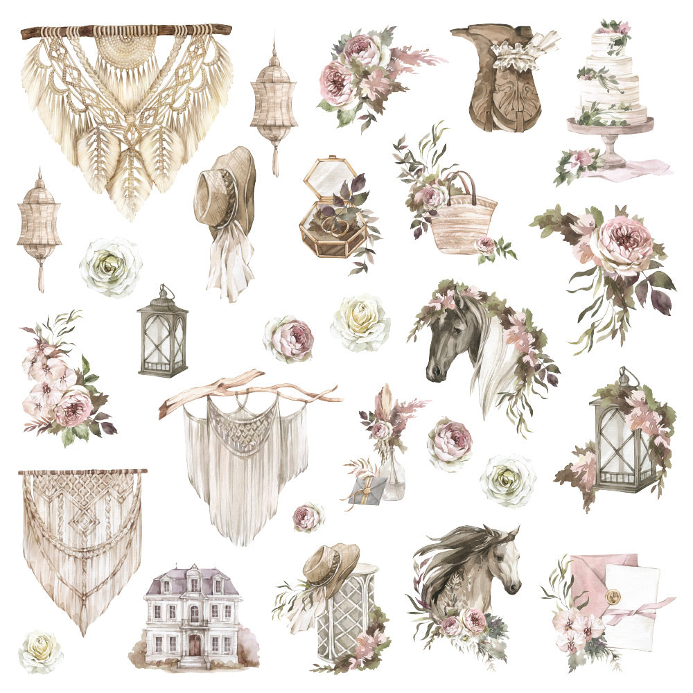 4BD3020B-4C82-452B-872D-02E38C687800.jpg Prima BOHEMIAN HEART Ephemera 56pc - Image 1
