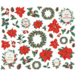 Simple Stories Simple Vintage COUNTRY CHRISTMAS  Floral BITS & PIECES Die-Cuts 45pc