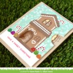 Lawn Fawn Cuts BUILD A HOUSE GINGERBREAD ADD ON Custom Craft Dies - Image 3