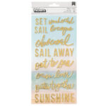 Thickers Heidi Swapp SET SAIL PUFFY Phrase Stickers