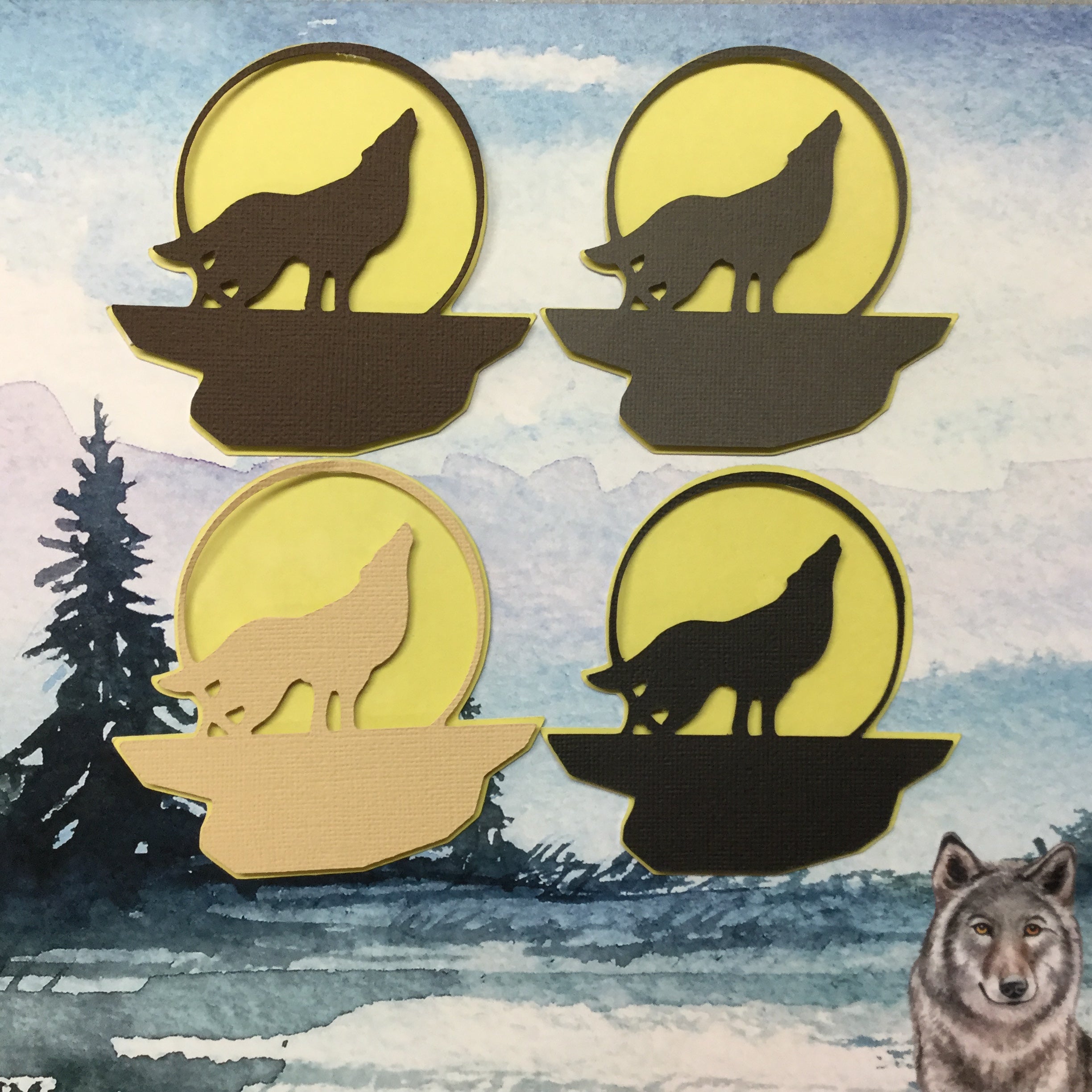 4D73665F-295A-4162-95B1-B3710BD1D625.jpg WOLF Custom Scrapbook Die Cut Embellishments - Image 1