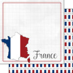 Scrapbooksrus FRANCE ADVENTURE 12”X12” Scrapbook Kit - Image 8