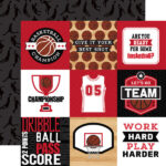 Echo Park BASKETBALL 12"X12" Scrapbook Collection Kit - Image 6