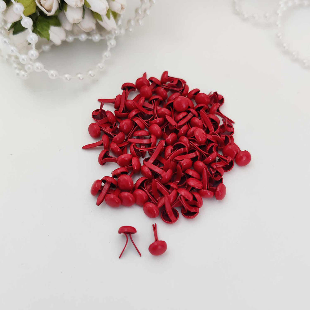 4E52EEAC-D696-4773-A1E8-A058D905D024.jpg Dress My Craft CHRIMSON RED Colored Brads 100pcs - Image 1