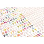 Thickers Paige Evans Whimsical HAPPY LIFE Foam Letter Stickers 494pc - Image 3
