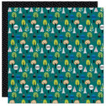 Bella Blvd Let’s Go On An Adventure IN THE WOODS 12"X12" Scrapbook Paper