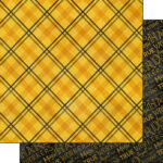 Wizarding World PLAID WORDS DS 12”x12” Scrapbook Customs Harry Paper - Image 4