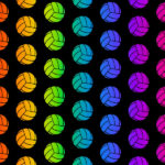 Neon Sports VOLLEYBALL KIT 12"X12" Scrapbook Paper 12 Sheets - Image 4