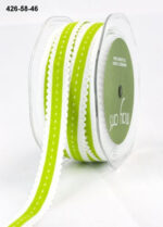 May Arts 5/8" Grosgrain SCALLOP EDGE STITCH Ribbon 1 yard yd - Image 9