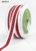 May Arts 5/8" Grosgrain SCALLOP EDGE STITCH Ribbon 1 yard yd - Image 11