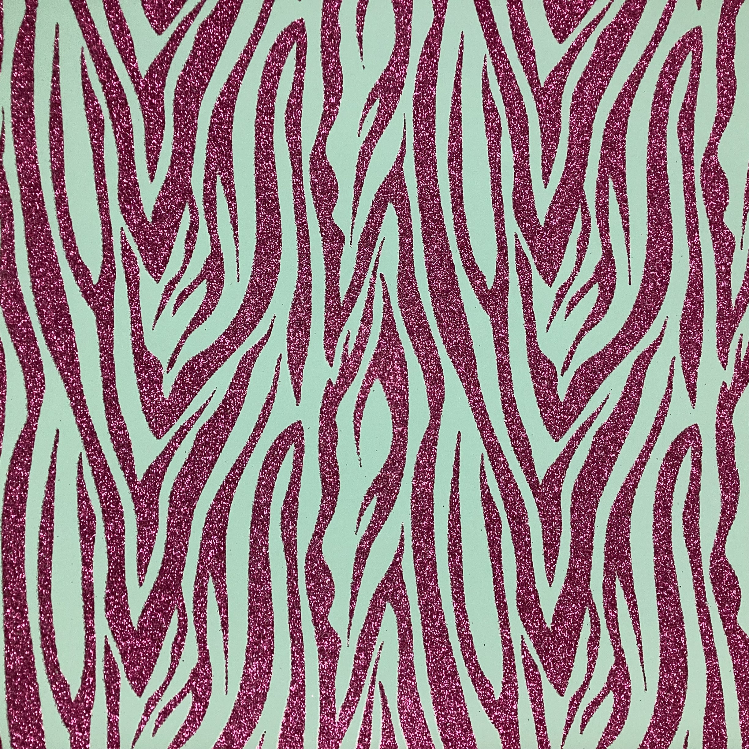 50490EF5-5098-45C8-8C51-57D97119BCAC.jpg American Crafts Glitter Cardstock ZEBRA TAFFY 12"X12" Sheet - Image 1